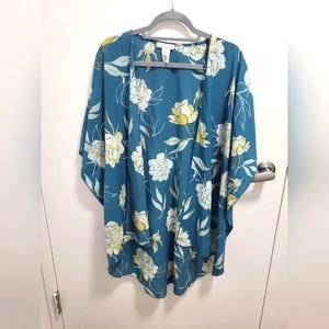 Summer floral kimono